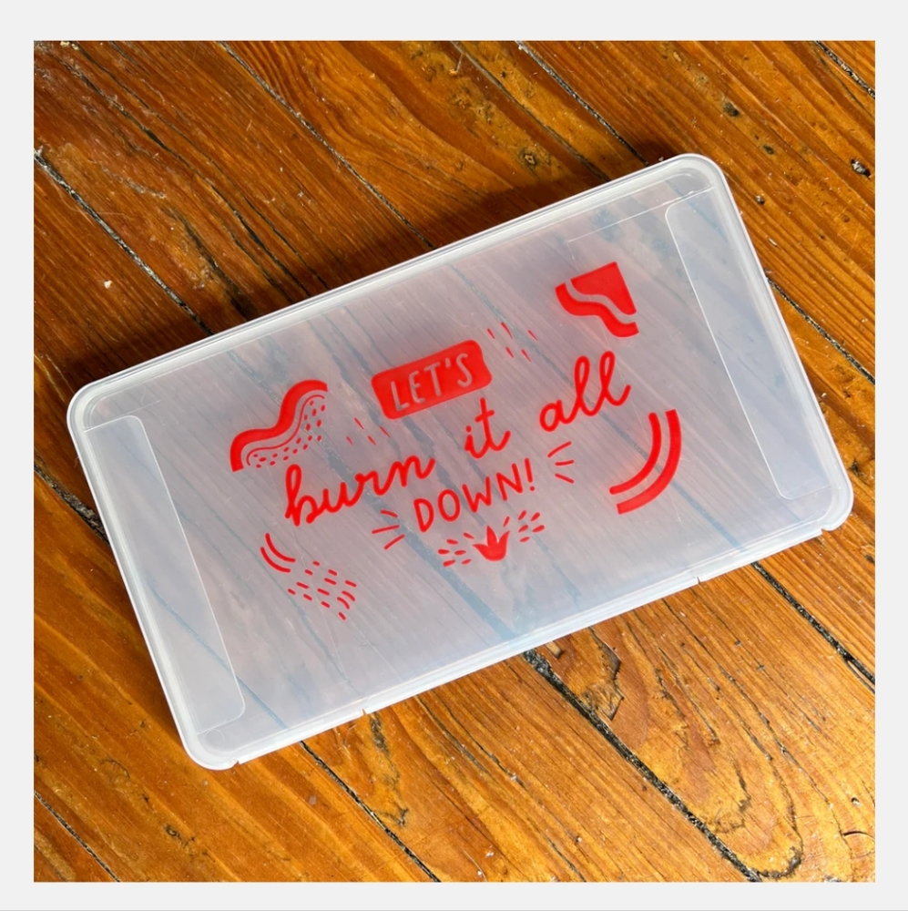 (3/30$) Clear Storage Box